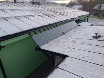 Vahet katuse ehitamine